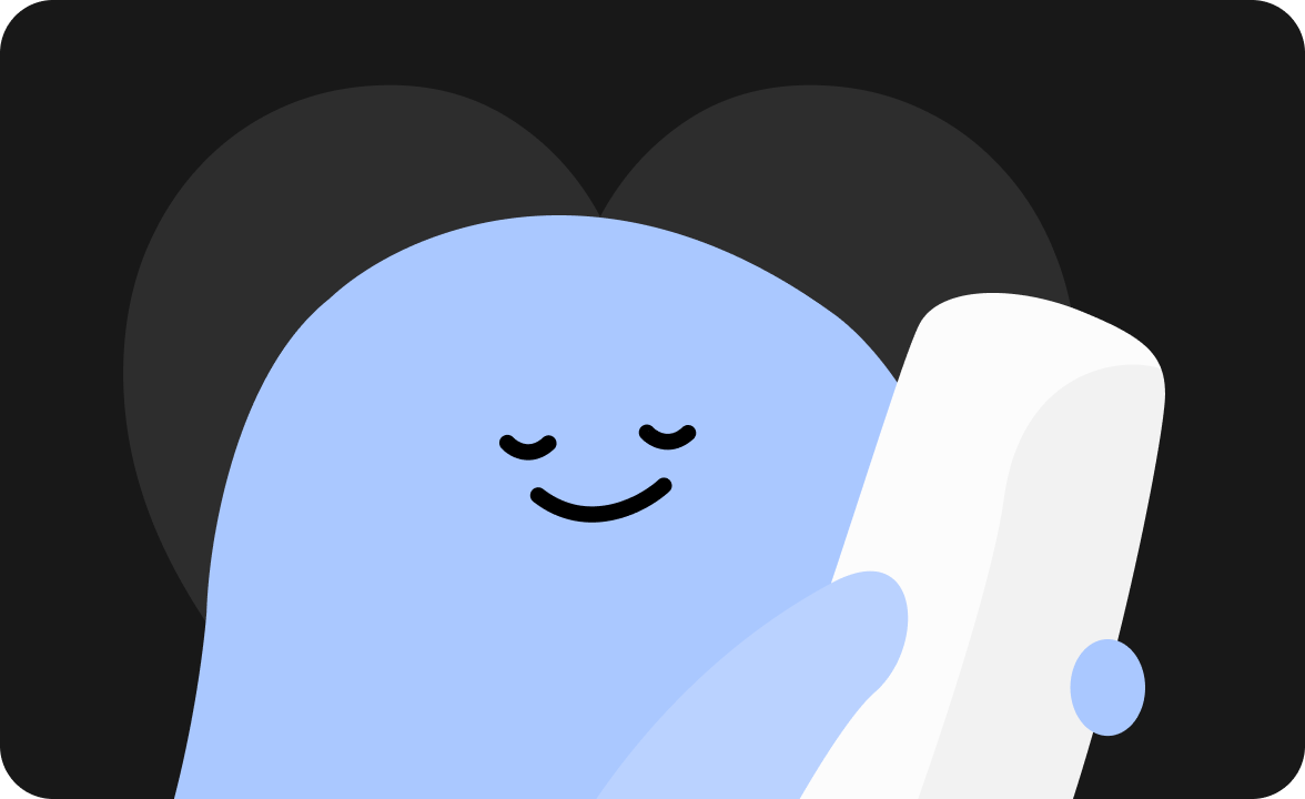 ぐっすり眠れる枕を勧めている様子