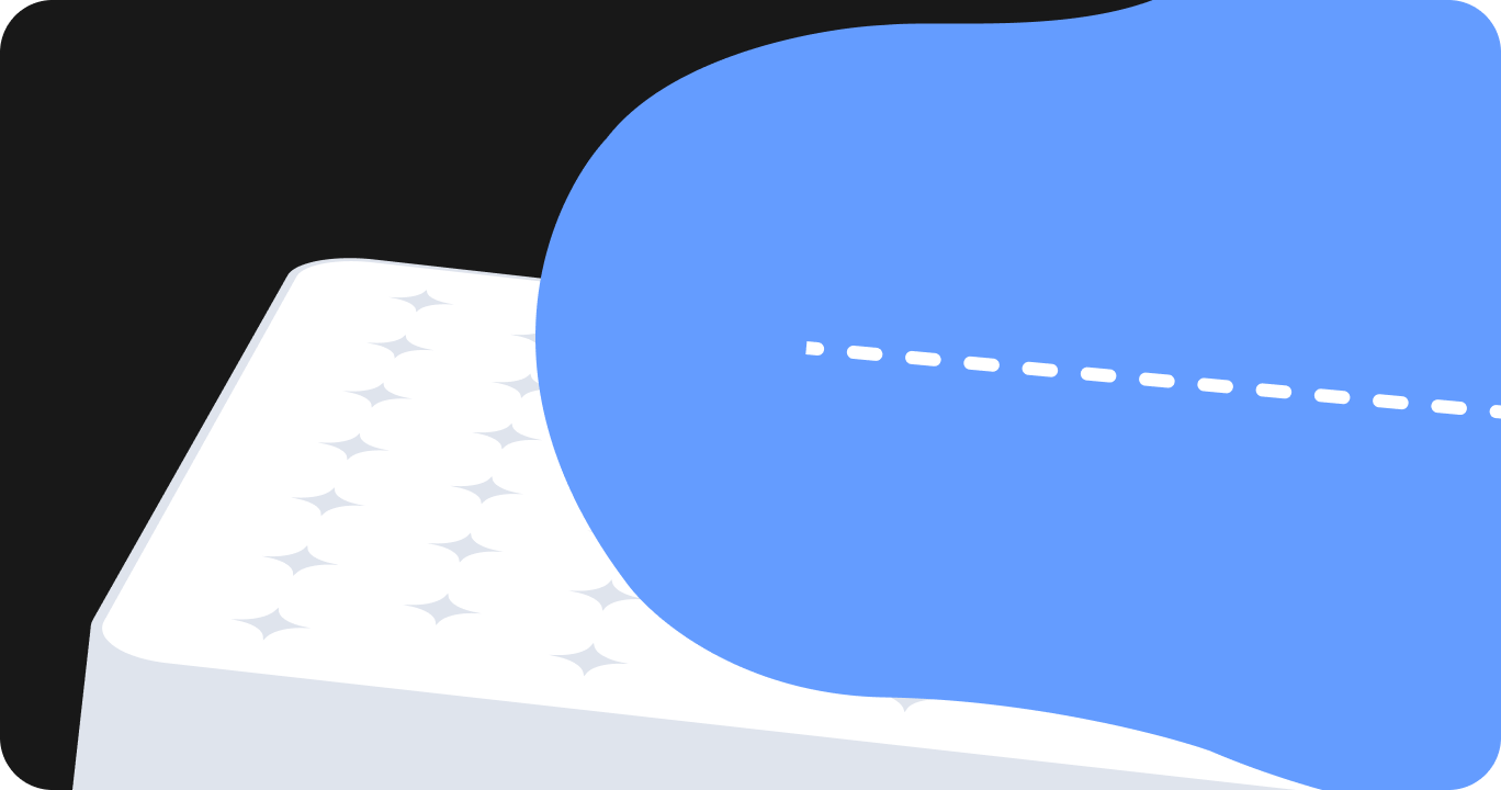 良いマットレスが背骨や体のカーブをしっかり支えていることを示すイラスト