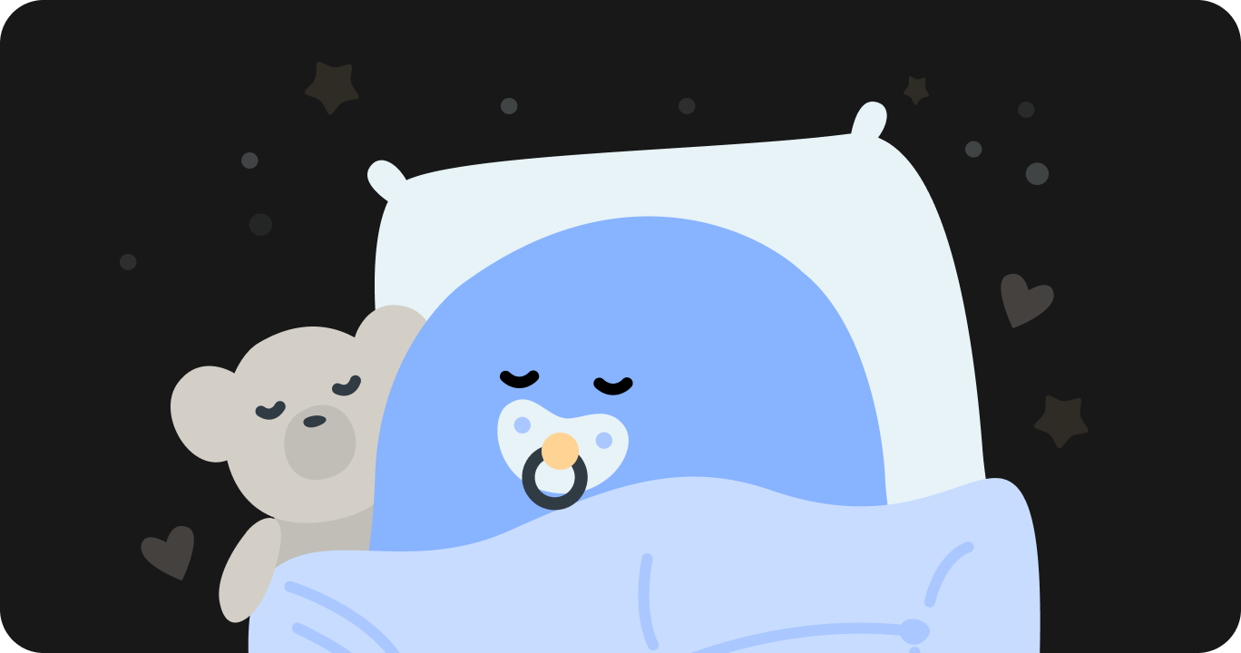 穏やかに眠る赤ちゃん