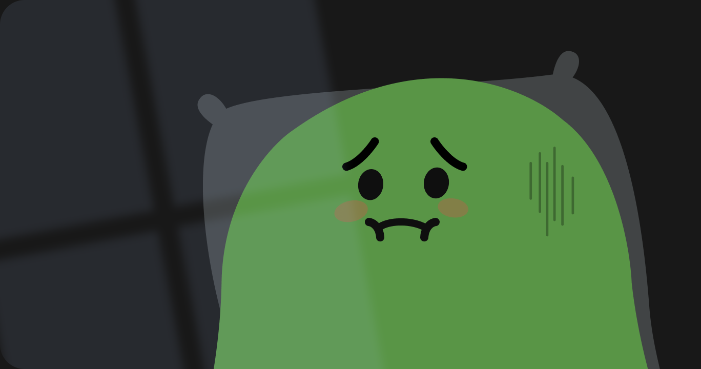 GABAを過剰に摂取したことで吐き気や頭痛などの副作用を経験している様子