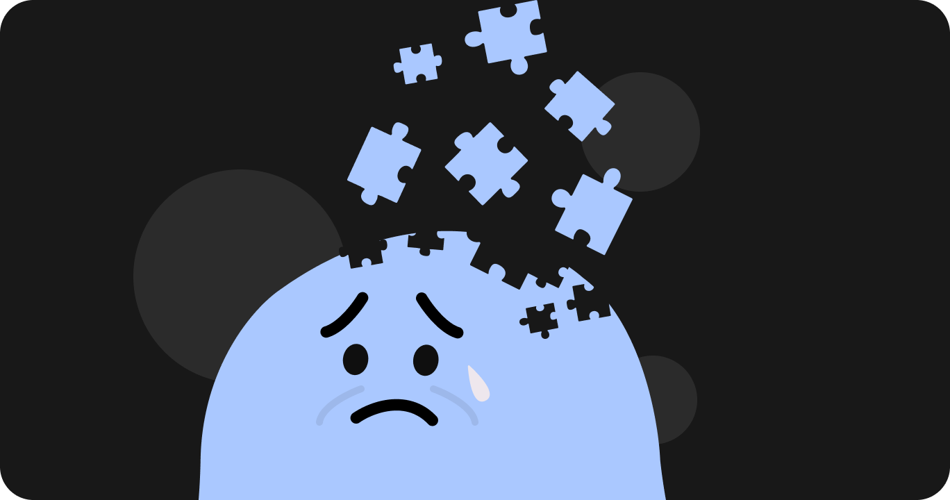 レム睡眠の乱れによって記憶力や学習能力が低下している様子