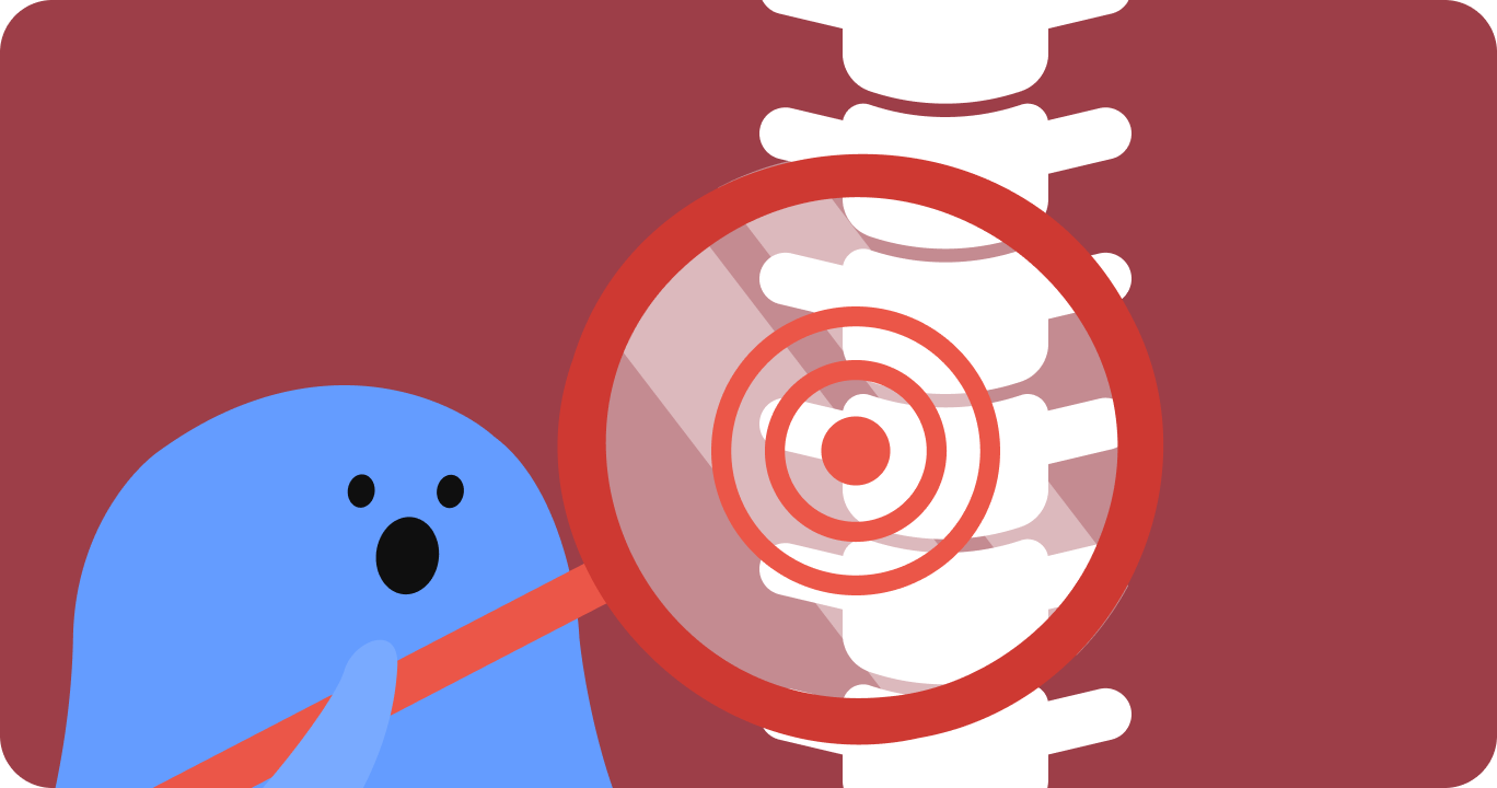 朝起きると腰が痛くなる原因として、椎間板ヘルニアが挙げられる