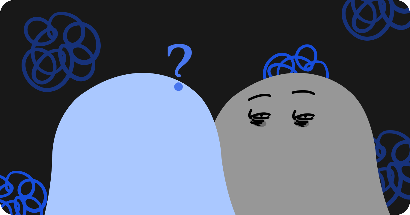 寝言をつぶやく人と困惑するパートナーの姿