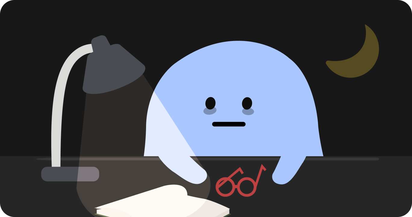 職場で眠気と闘う人