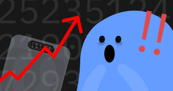 睡眠負債可能會導致體重增加的示意圖