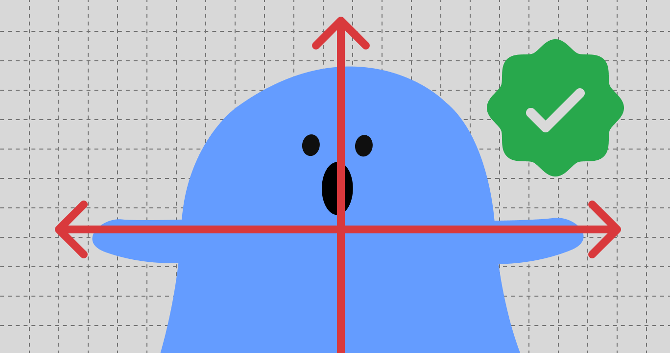 在站立時必須盡量維持身體的左右平衡才能緩解腰痛的示意圖