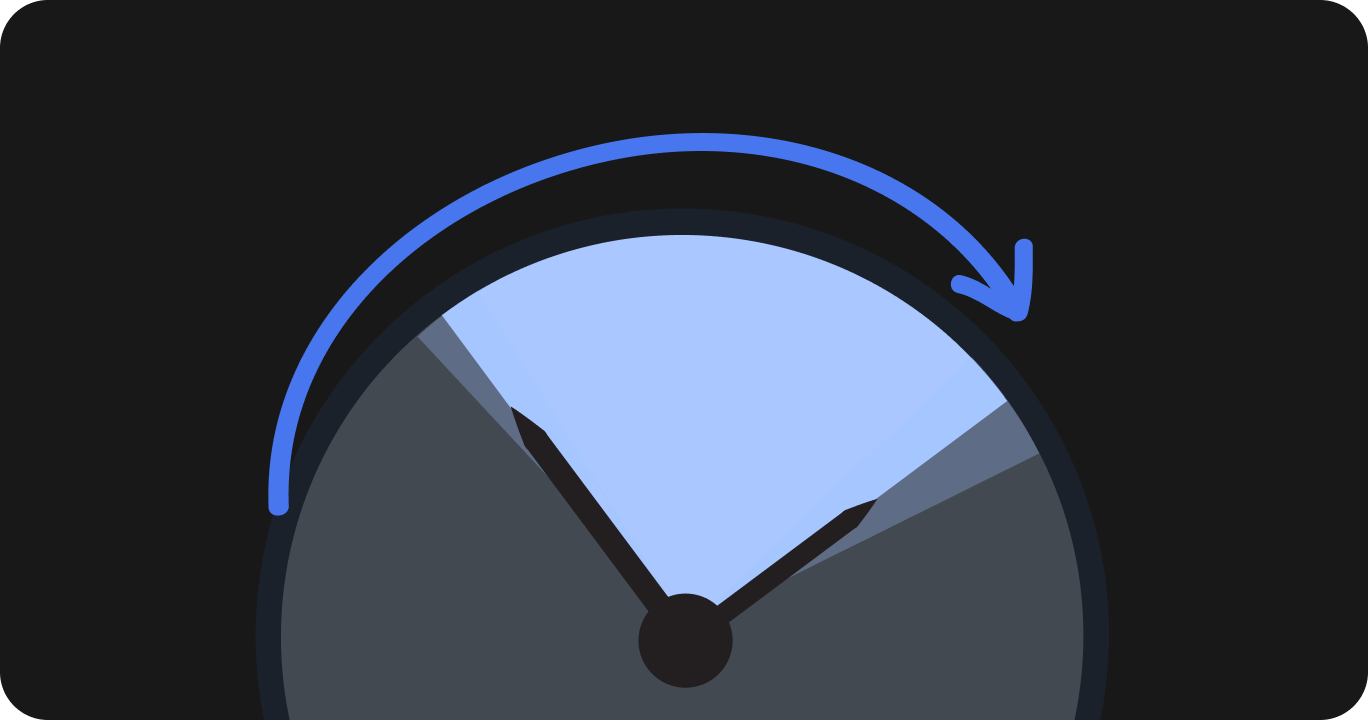 時間とともに睡眠段階が変化することを示す時計のイラスト