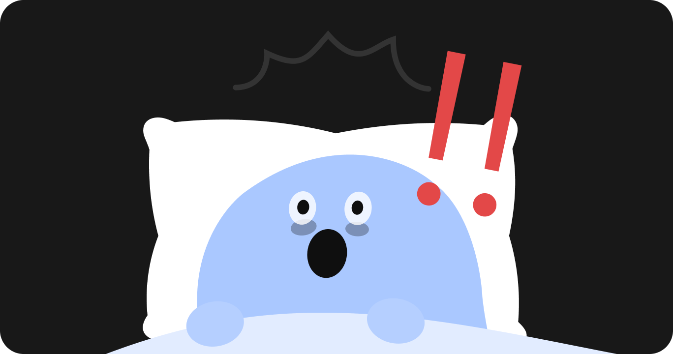 過眠症で長く眠ったあと、目覚めた様子